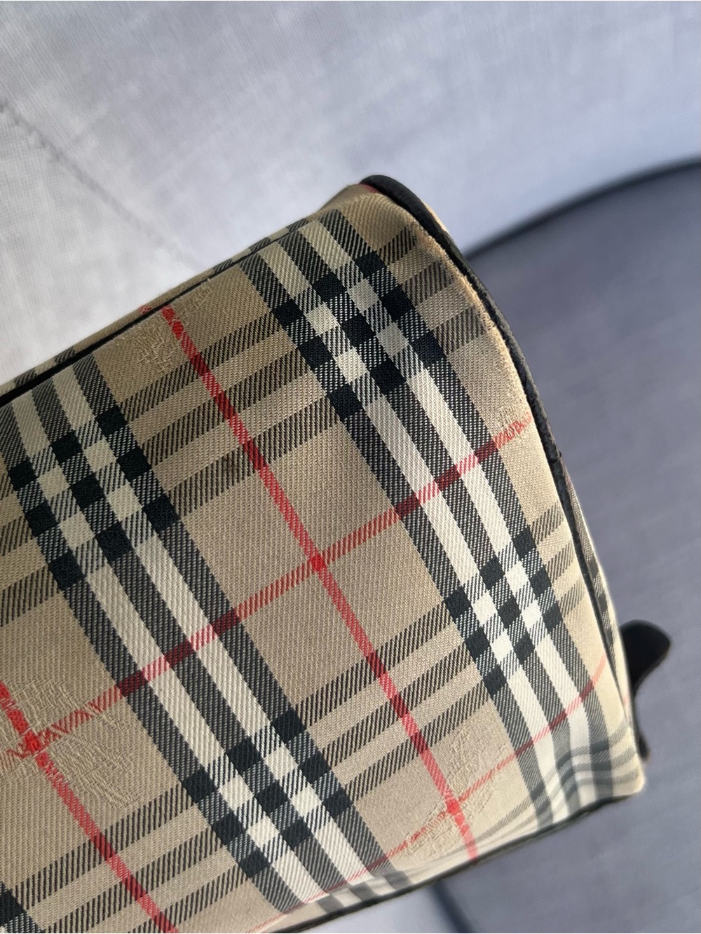 Burberrys plaid pouch cosmetic bag clutch - Picture 13 of 13